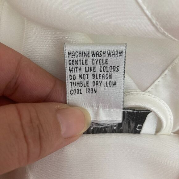 Morgan Taylor Vintage Ivory Bridal Robe S Long Satin - Picture 16 of 16